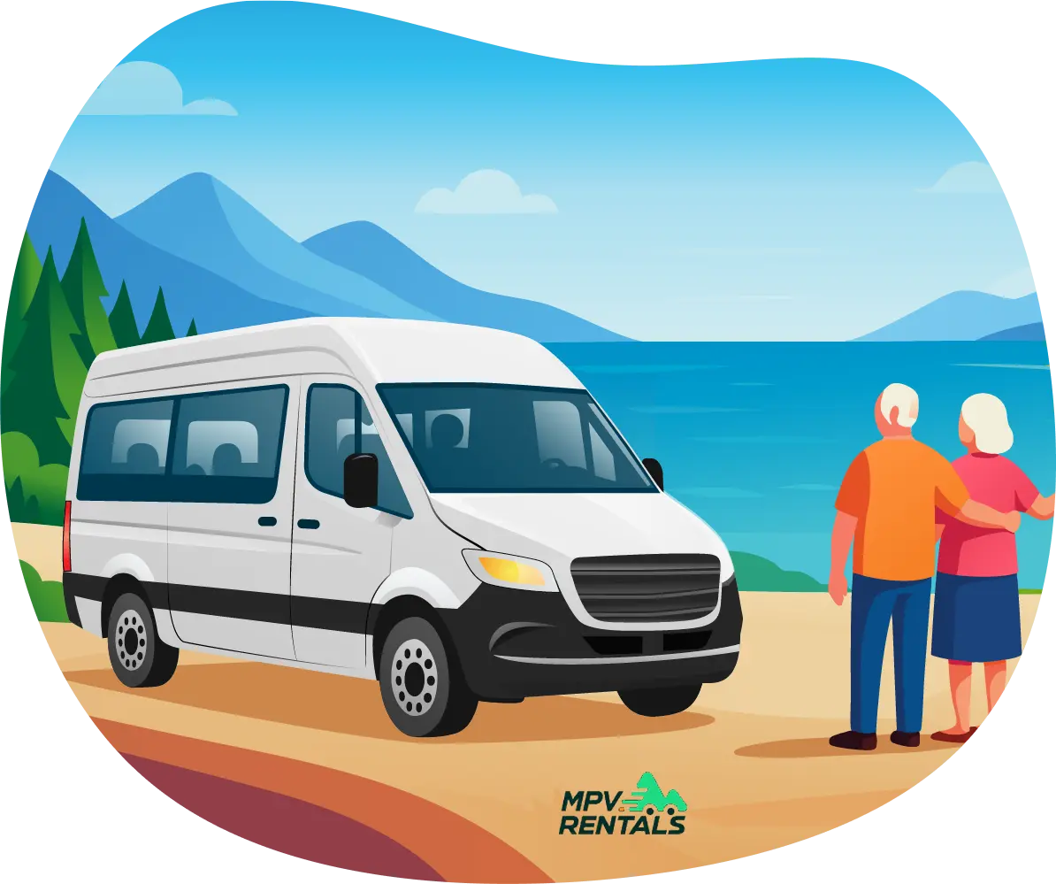 9 seater passenger van rental